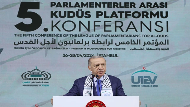 Cumhurbaşkanı Erdoğan: Filistin'in yiğit evlatlarını selamlıyorum